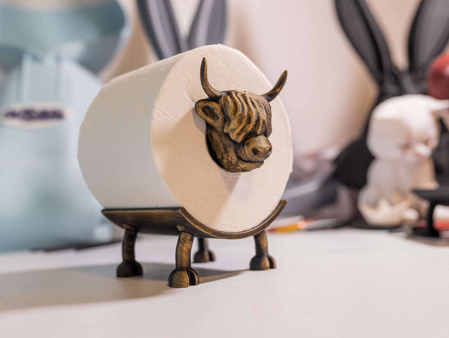 Original Highland Cow – Ersatz-Toilettenpapierhalter