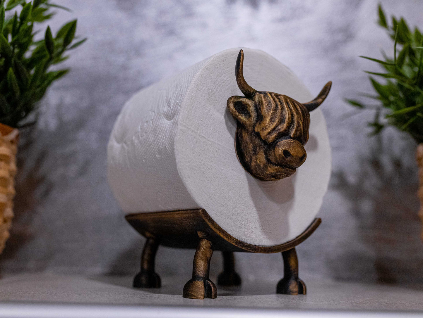 Original Highland Cow – Ersatz-Toilettenpapierhalter