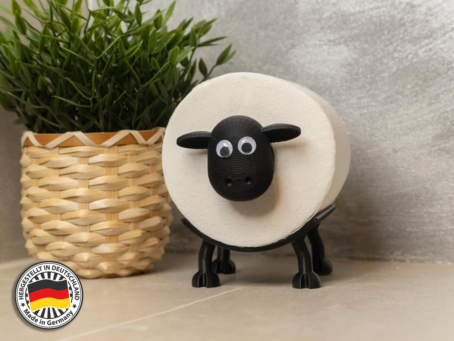 Das Klopschaf – der flauschigste Wächter für dein Klopapier! Stylisch, witzig und praktisch