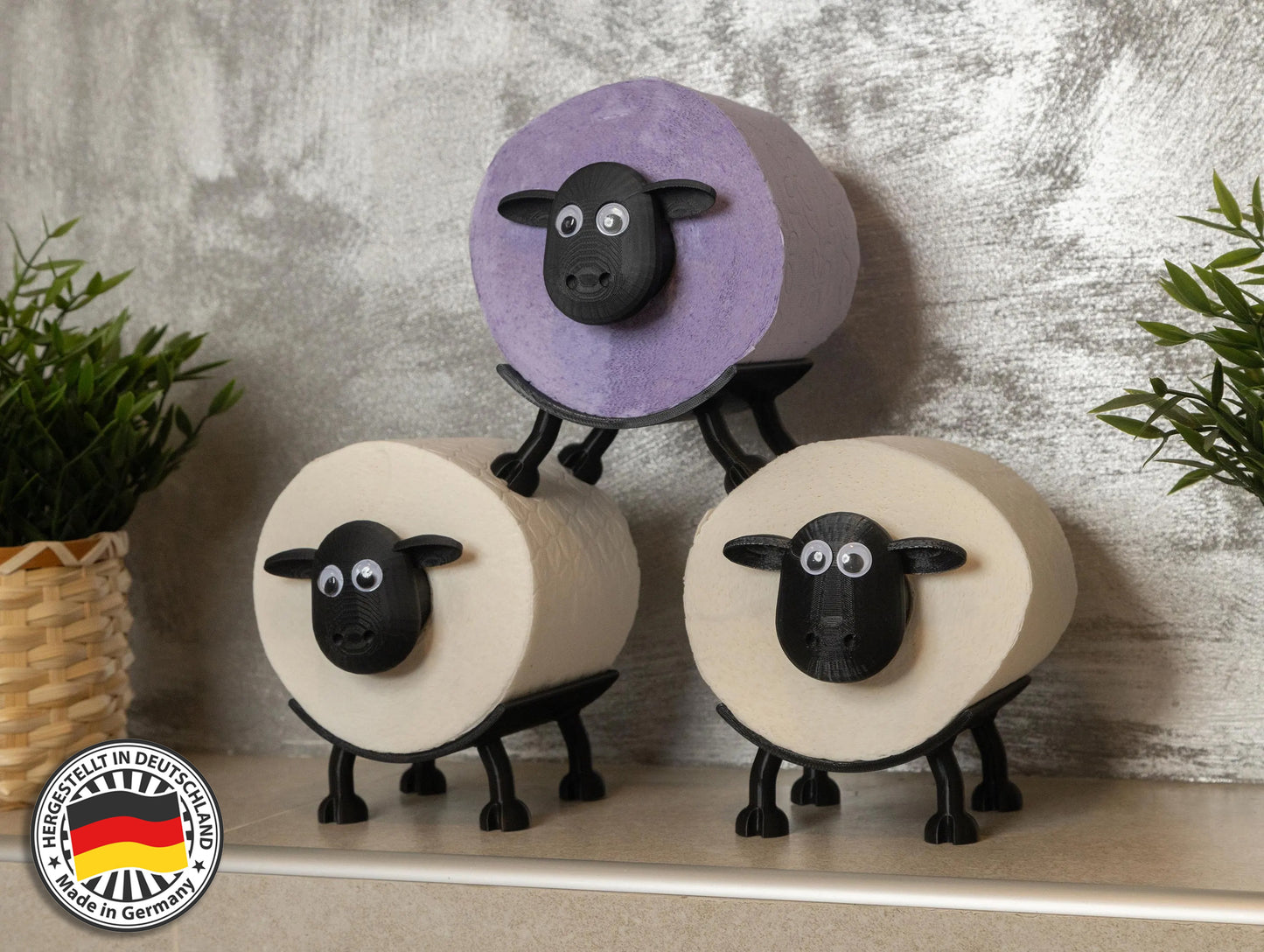 Das Klopschaf – der flauschigste Wächter für dein Klopapier! Stylisch, witzig und praktisch