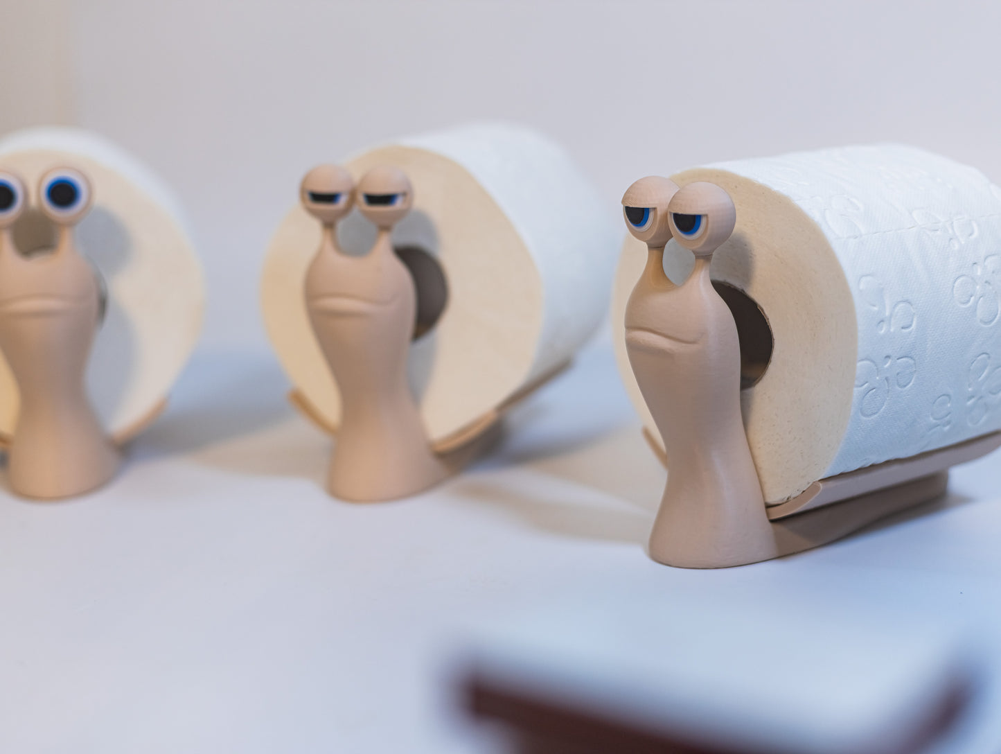 Schneggi – Lustiger Toilettenpapierhalter