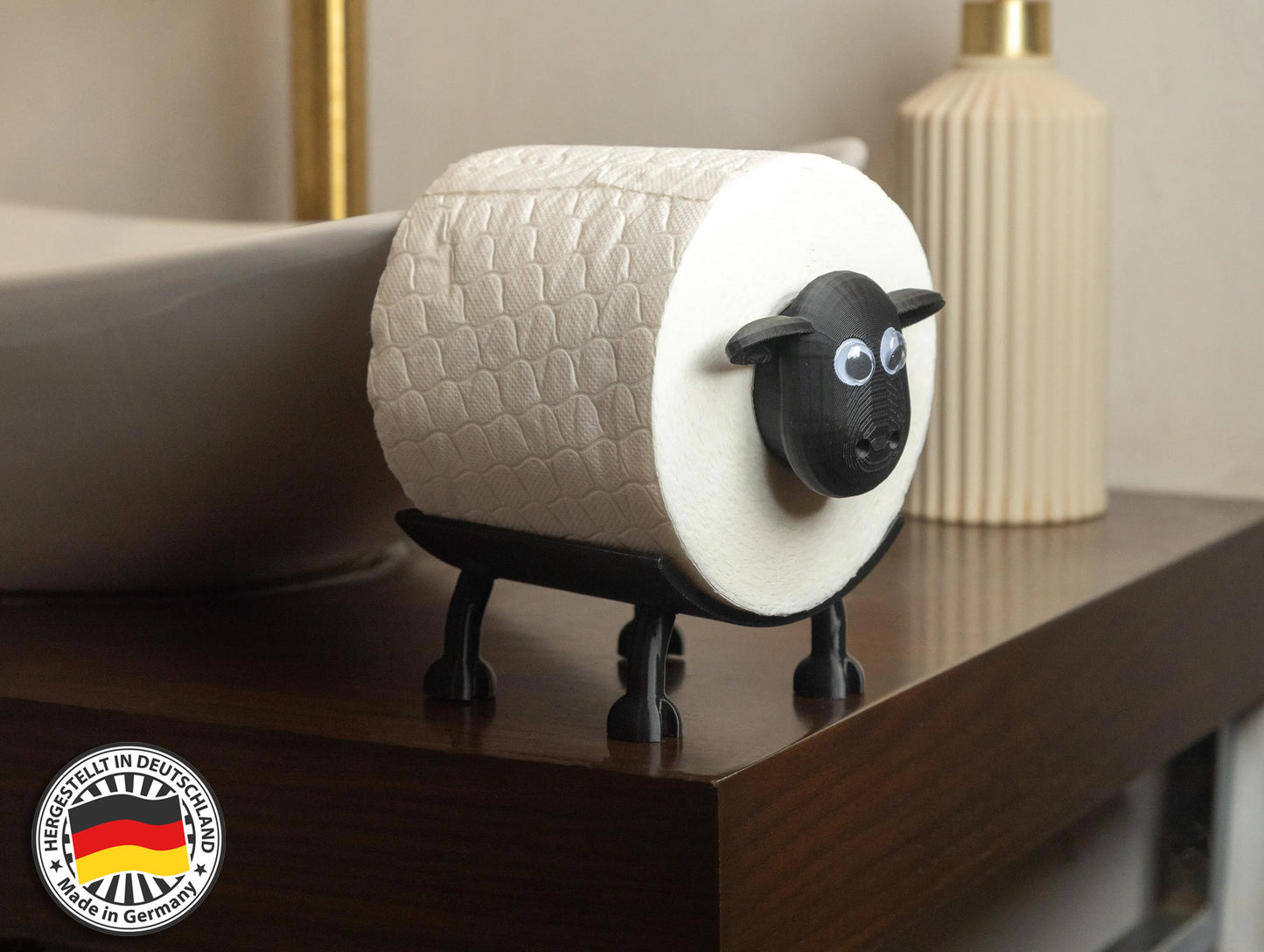 Das Klopschaf – der flauschigste Wächter für dein Klopapier! Stylisch, witzig und praktisch