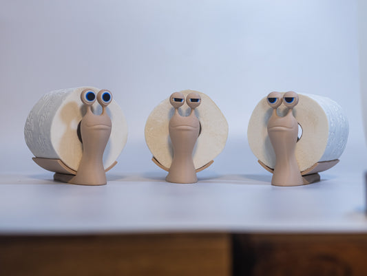 Schneggi – Lustiger Toilettenpapierhalter